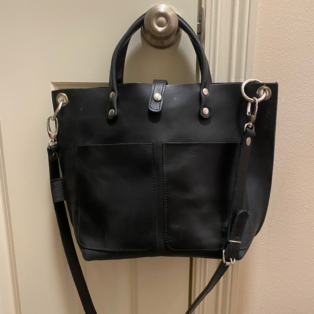 Leather tote - Picture 4 of 5